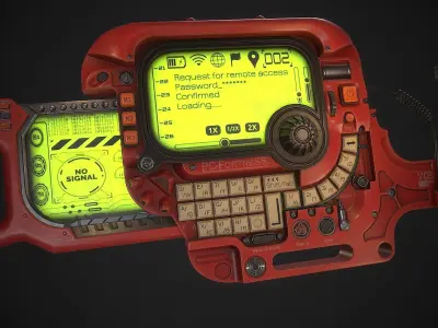 Portable Console Low-poly 3D model
