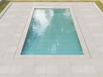 Swimming pool 3D model 31