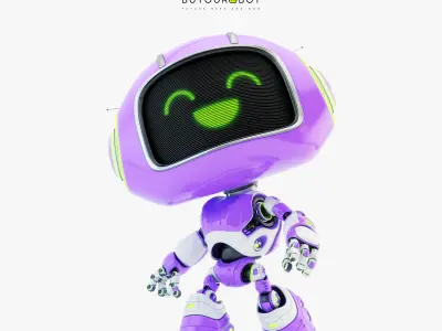 Lovely robot - companion VII 3D model