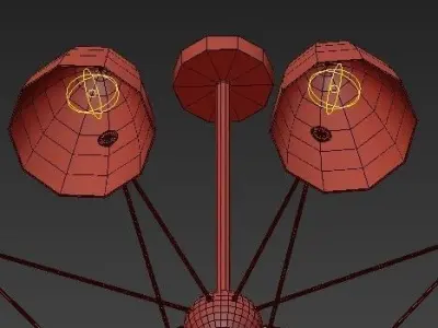 Sputnik chandelier 3D model get