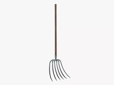 Garden Rake 3D model
