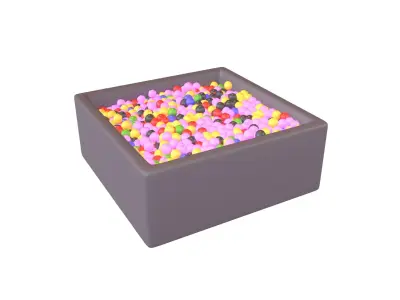 Ball Pool v1 001 Low-poly 3D model