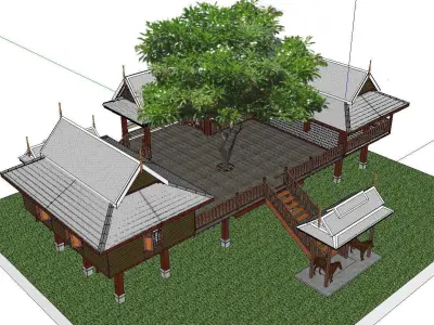 Creative Design-Holiday Cabin-05 3D model