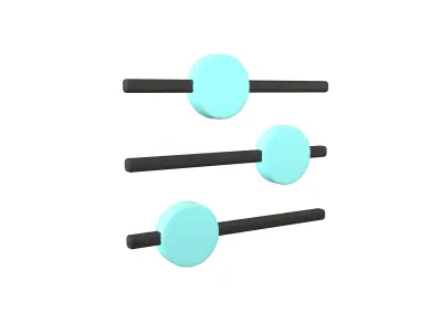 Setting Symbol v4 003 Low-poly 3D model