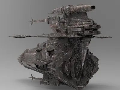 Spaceship reaper design 2 3D model