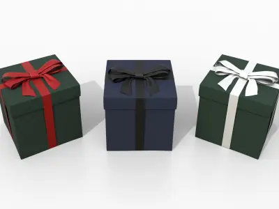  Gift Boxes - Rosette and Bow Mix 