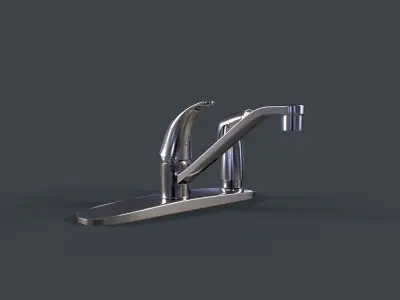 Bathroom Tap Design 02 3D model