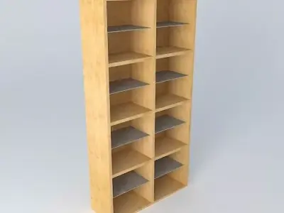 Shelf Cabinet DOORS HREG8FS 22 12 BRW Milano Oak 3D model