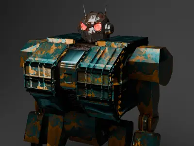 Highly Detailed Robot 3D model
