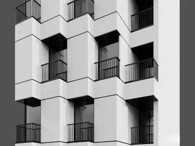 RESIDENTIAL BUILDING NO108 A 3D model