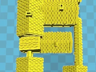 Medieval House 7 3D print model