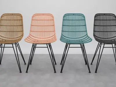 Rattan Chair 3D model