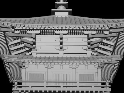Japanese Tower 3D print model