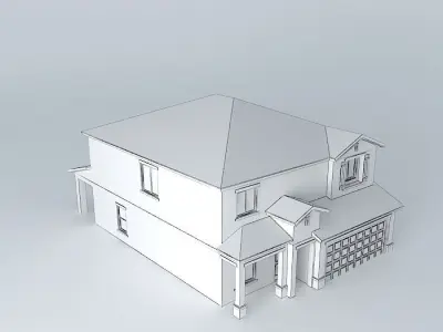 Subdivision-like House Free 3D model