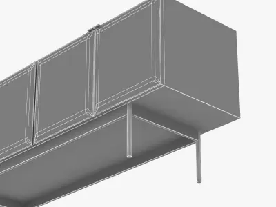 Minotti morrison side board 3D model