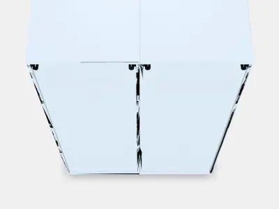 BESTA Storage combination with doors 79 3D model