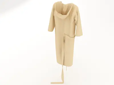 Hanging Dressing Gown Bathrobe 3D model