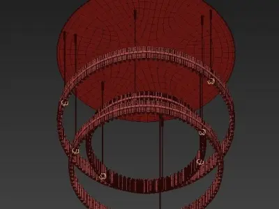 Crono savoy pendant light 3D model