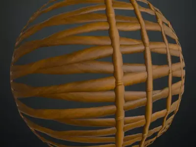 Diamond-Cut Cedar Shingle Siding PBR Seamless Texture