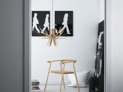 IRIS PEDANT LIGHT Free 3D model