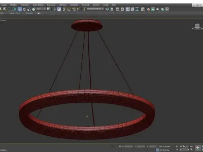 PESCARA CHANDELIER Low-poly 3D model