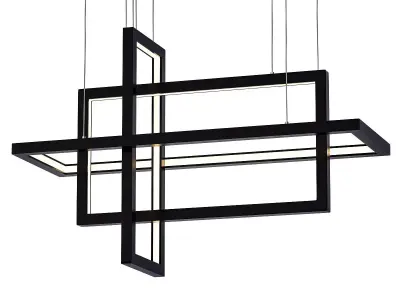 Umei geometric chandelier 3D model