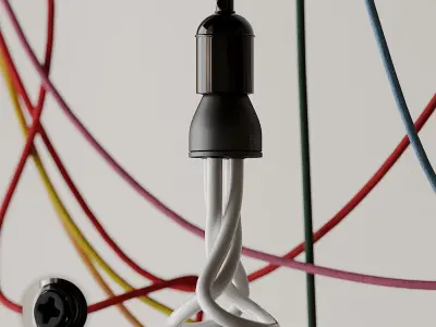 ORIGINAL PLUMEN 001 Chandelier 3D model