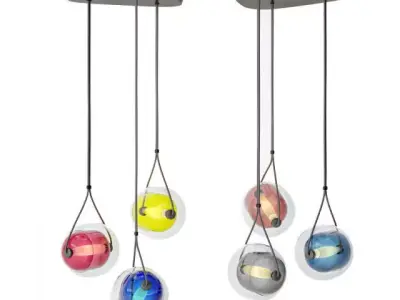 Brokis Capsula PC 943 suspension lights Low-poly 3D model