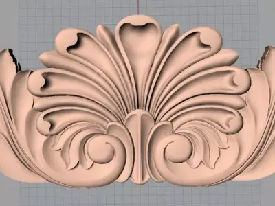 Woodworking CNC Router 3D Relief STL models used for artcam E407 3D model