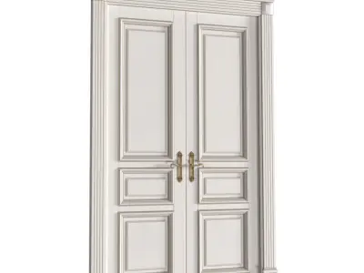 Entrance Classic interior doors 3D model