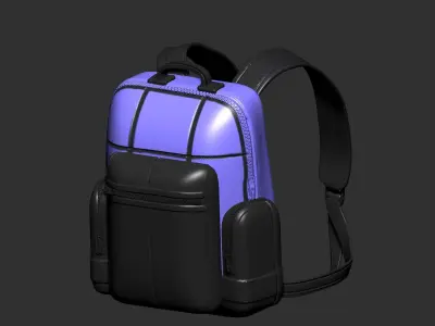 backpack sculpt 3d printable  3D model