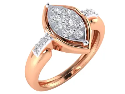 Women Ring Render 3dm STL MTL SLC JCD OBJ FBX Details 3D print model 64