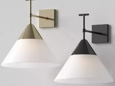 EXPOSIOR BRASS WALL SCONCE MODEL 3D model