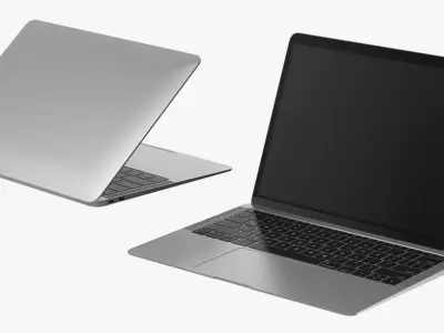 Subnotebook Silver 3D model