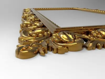 carved frame  3D model