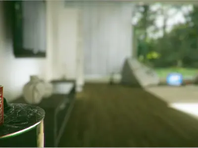 VR Room Unity Project Low-poly 3D model