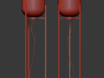 Fischer Honsel Stehleuchte Floor Lamp 3D model