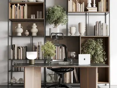 Boss Desk - Office Furniture - workplace 37   3D model