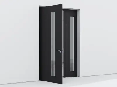 Aluminium door 103 3D model