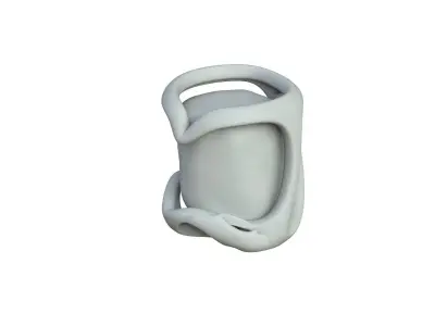 SciFi Shape Object Low Poly 113 Low-poly 3D model