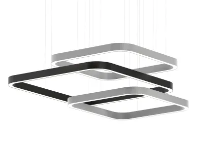 Forstlight RING CHANDELIER SET 3D model