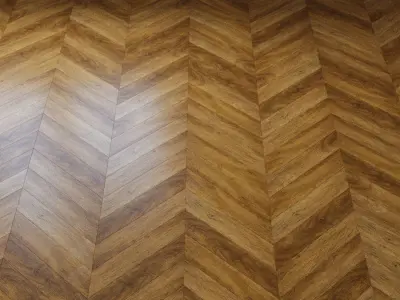 Quartz-vinyl tile Alpine Floor Ultra ECO5-22 Pine forest 3D model