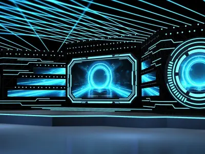 Event Stage 16 Design 3D model