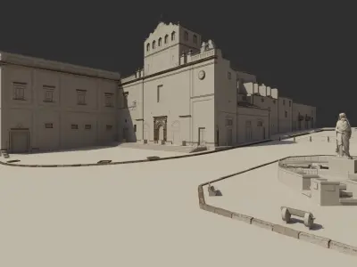 Sicilian Church 3D model