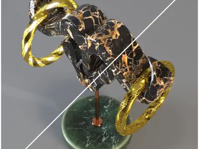 Table Lmap Set M7 3D model