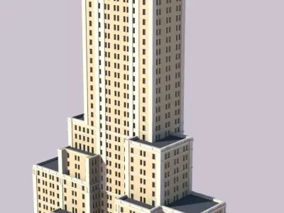 Hotel Pierre 3D print model