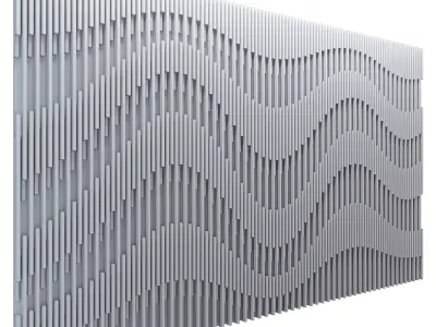  Decor wood Panel 46 3D model