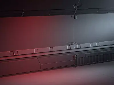 Sci-Fi Trim Sheets Low-poly Panels Vol1 3D model