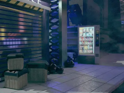 CyberPunk CITY 3D model