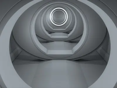  Sci Fi Room Low-poly 3D model